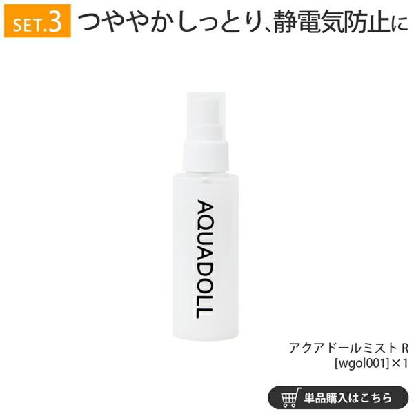 アクアドール 医療用ウィッグ専用ケア用品4点メンテナンスセット