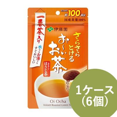 伊藤園 さらさらとける お〜いお茶 ほうじ茶 80g×6個 (1ケース) (送料無料) おーいお茶 ほうじ茶 インスタント（Yahoo!・ファインドイット）