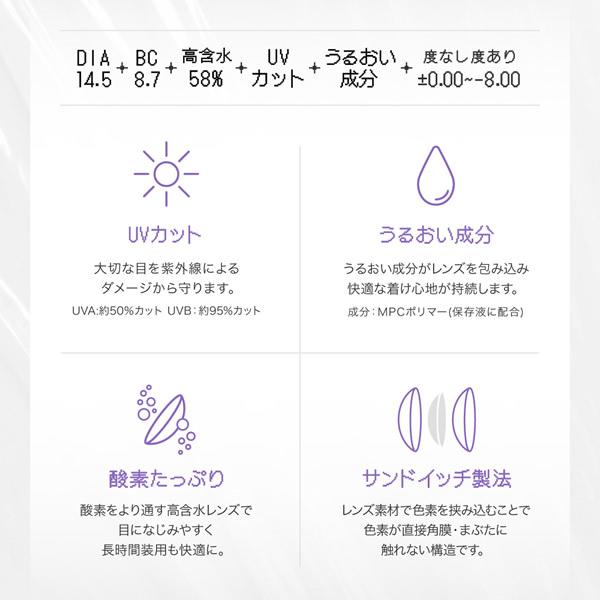 RIARIA(リアリア) ワンデー 1箱10枚 (メール便送料無料) カラコン 米澤りあ 14.5mm ワンデー 1day UVカット 度なし 度あり 高含水 カラーコンタクト RIARIA 1day | ブランド登録なし | 11