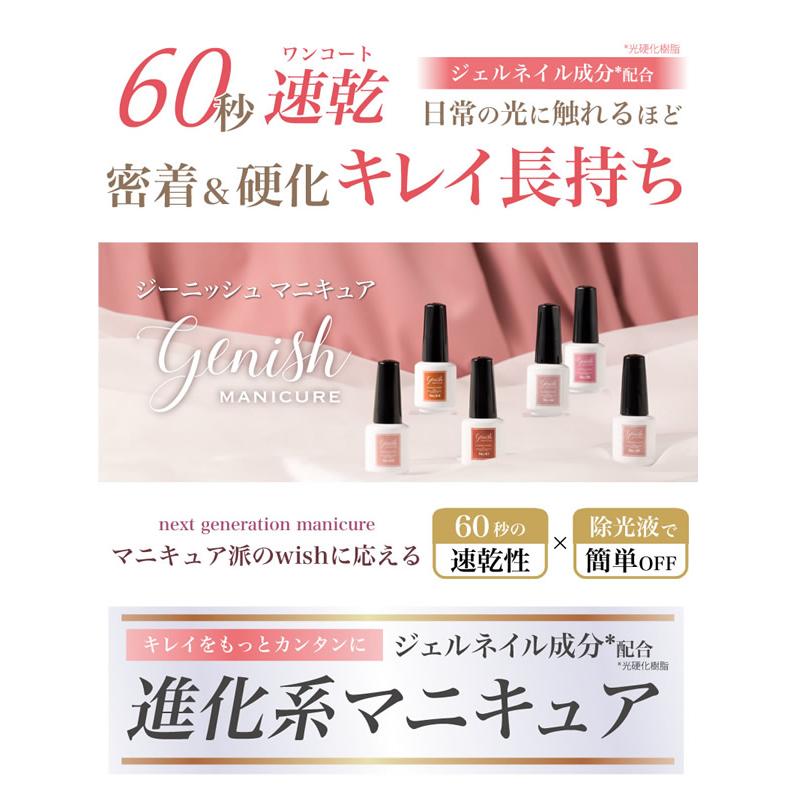 ジーニッシュマニキュア 8ml (メール便送料無料) ネイルポリッシュ マニキュア ネイル ジェルネイル カラー セルフネイル 速乾 可愛い 人気 | Genish Manicure | 17