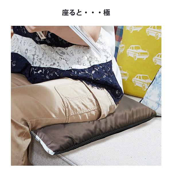 正規販売店 座ると・・・極 (送料無料) ユニカ 座布団 クッション