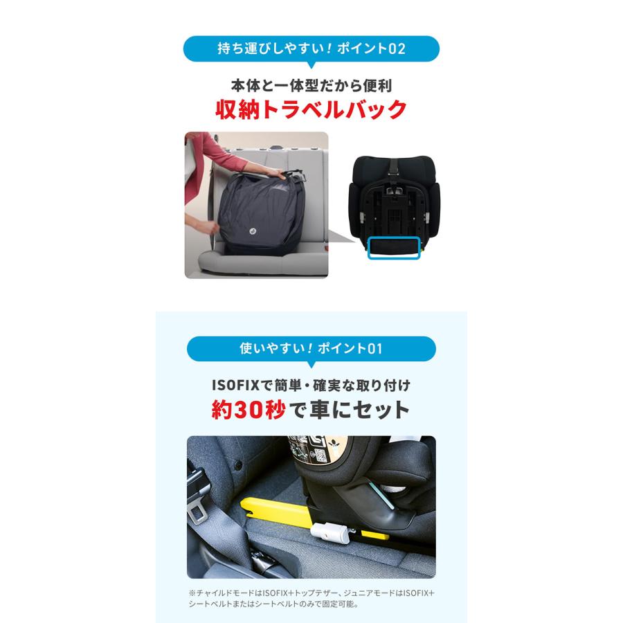 正規販売店／4年保証 マキシコシ ノマドXLプラス (送料無料) ベビーシート チャイルドシート ジュニアシート R129適合 新生児 折りたたみ式 カーシェアの画像