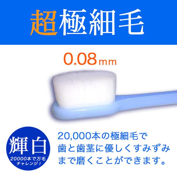 プラチナナノ 歯ブラシ manmou(マンモウ) (メール便送料無料) 極細毛