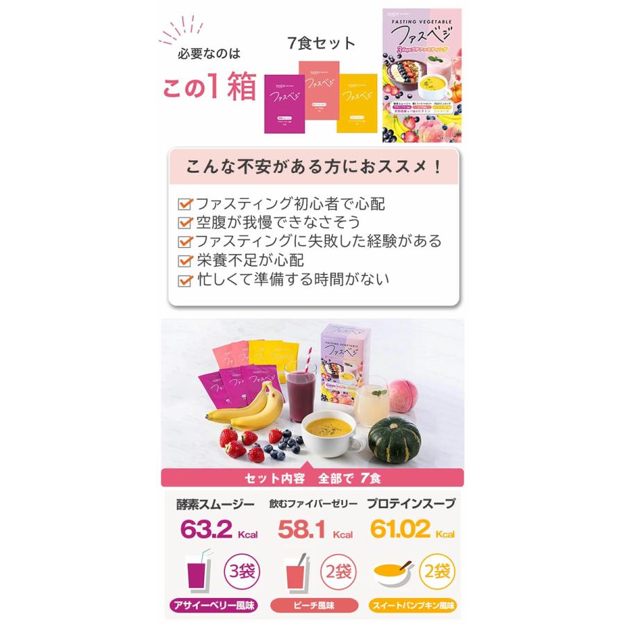 vegie ベジエ ナチュラル ファスベジ 3daysプチファスティング
