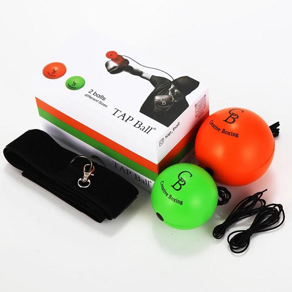 タップボール 2個セット TAP Ball Set (送料無料) 反射神経 動体視力 集中力 野外 室内 狭い空間 有酸素運動 ボクシング 野球 バスケット サッカー 球技 テニス | ブランド登録なし | 01