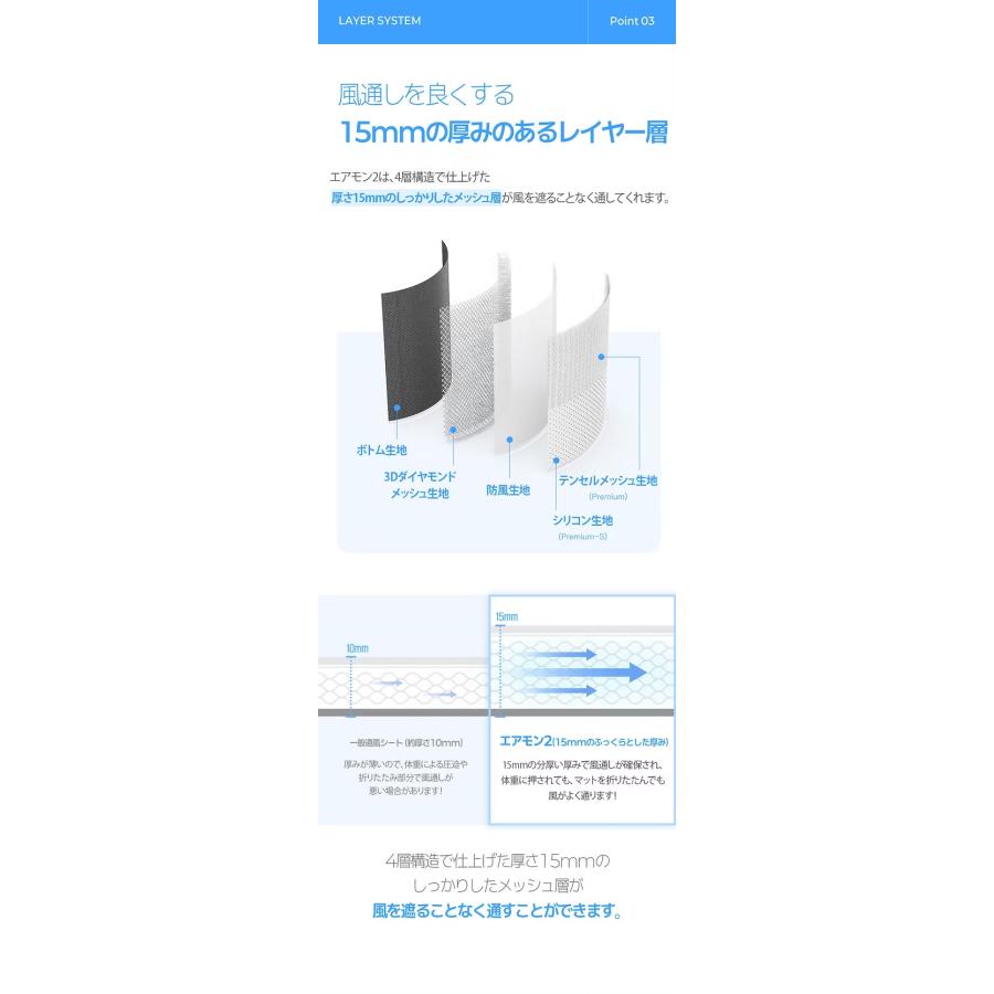 エアモン2 プレミアム (送料無料) ベビーカー クールシート ファン付き 保冷 送風式 シート クーリングマット チャイルドシート 赤ちゃん 子供 暑さ対策 冷却_14