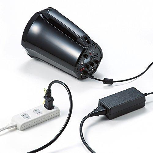 サンワサプライ ワイヤレスマイク付き拡声器スピーカー MM-SPAMP3 スマホ、タブレット、パソコン パソコン周辺機器 イヤホンマイク、ヘッドセット