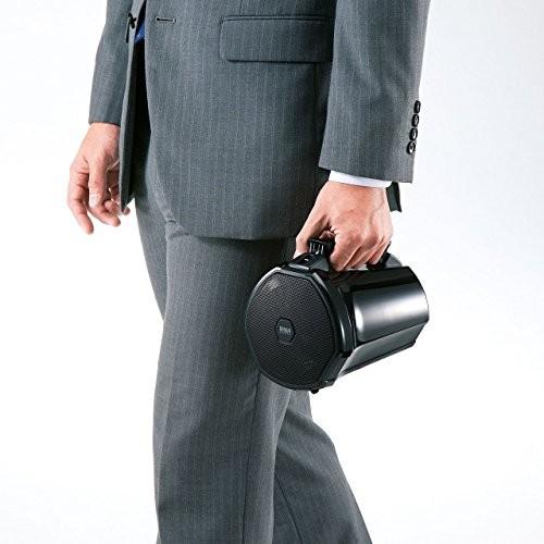 サンワサプライ ワイヤレスマイク付き拡声器スピーカー MM-SPAMP3 スマホ、タブレット、パソコン パソコン周辺機器 イヤホンマイク、ヘッドセット