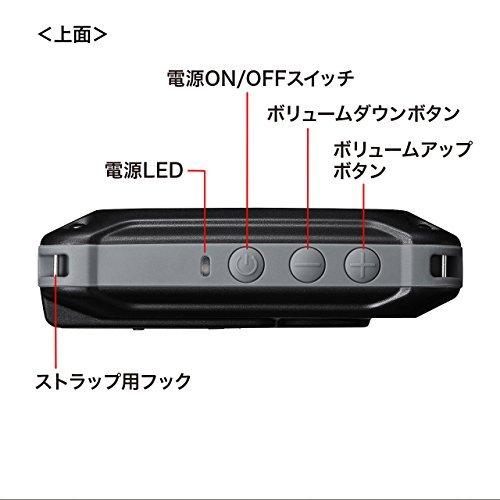 MM-SPAMP6 拡声器 ハンズフリー MM-SPAMP6【防水ハンズフリー拡声器スピーカー】雨天時でも安心して