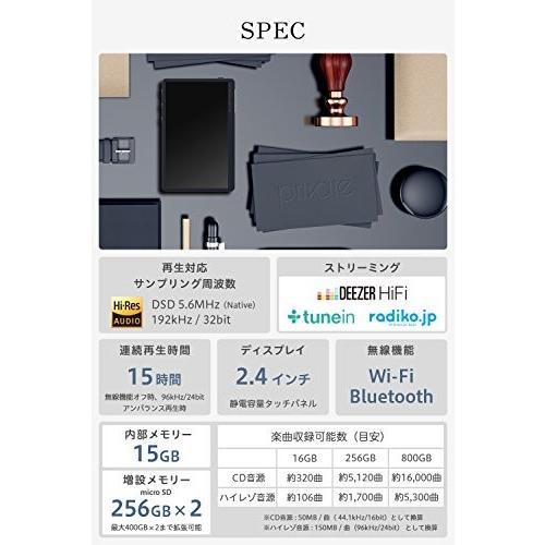 パイオニア private デジタルオーディオプレーヤー ハイレゾ対応 ネイビーブルー XDP20L     商品情報     ディスプレイ： 2.4インチの容量性タッチスクリーン/ 内蔵ストレージ： 16 GB (システムエリアを含む) /  拡張スロット：