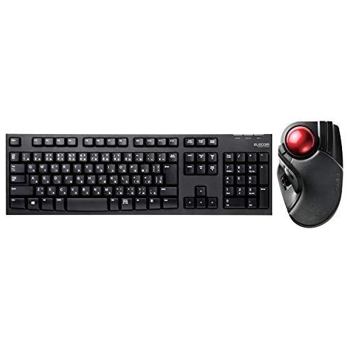 エレコム 2.4GHzワイヤレスフルキーボード TK-FDM063TBK & エレコム