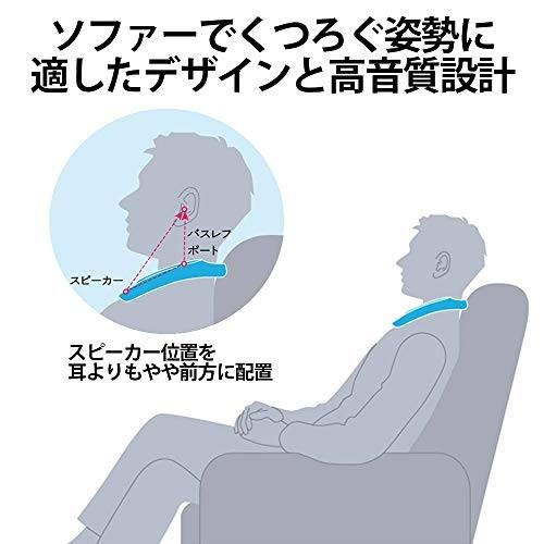 シャープ ウェアラブルネックスピーカー AQUOSサウンドパートナー bluetooth対応 重低音モデル AN-SX7A 本体 送信機