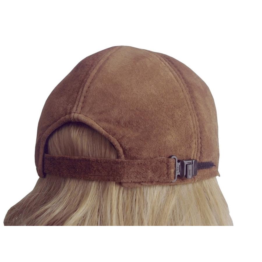 本革シープスエード　エレガント　キャメル本革CAP |  | 03