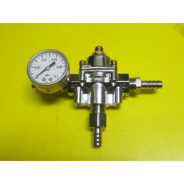 ホーリー キャブ 燃圧計付き フューエルレギュレーター 低圧用