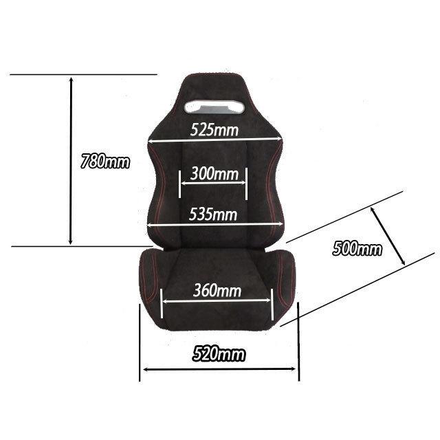レカロ SR-3二脚 RECARO セミバケ 2脚セット 新品 レカロ SR-3 タイプ (黒) セミバケ SR3 : ファイン