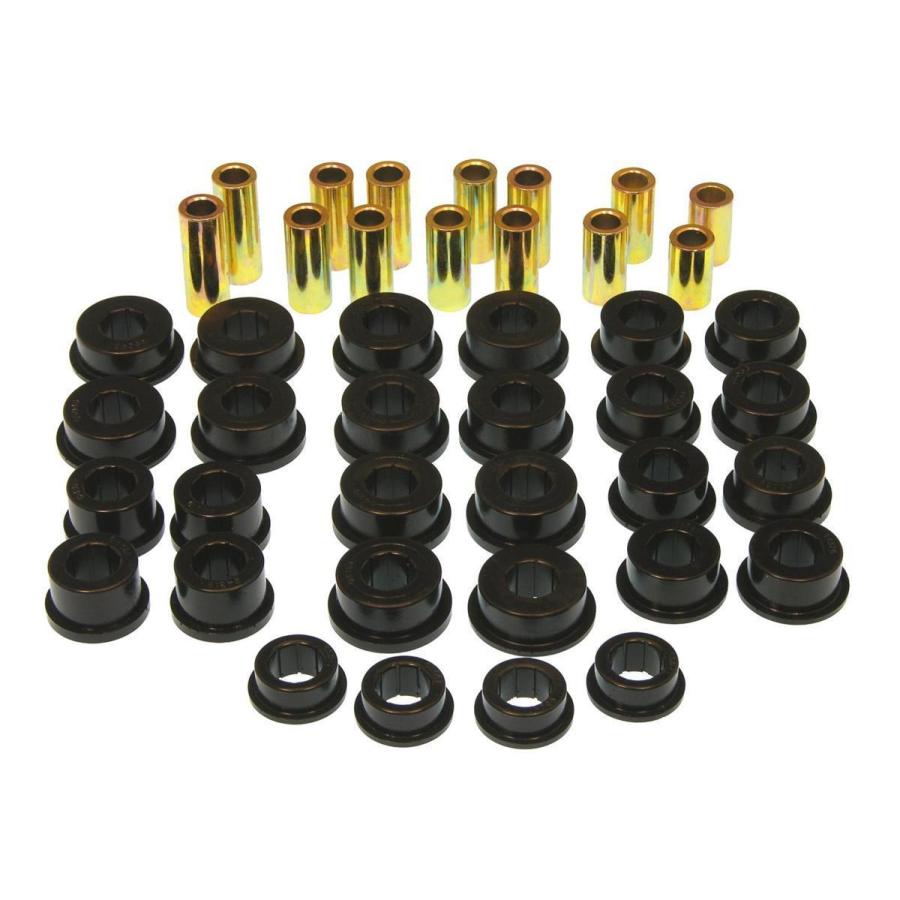 スープラ JZA80 用 リア用 強化ウレタン ロアアーム & アッパーアーム & ロアリンク & テンションロッド　ブッシュ 黒