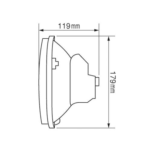 小糸製 新品 スターレット KP47 KP61 等に ヘッドライト 丸型2灯式 左右セット｜fine-auto｜03