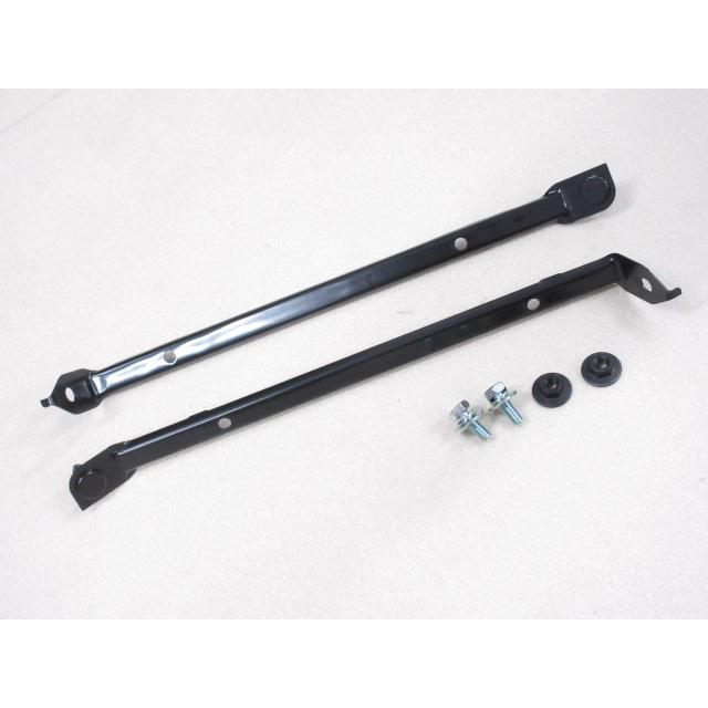 新品 AE86 後期 フロントバンパー サポートステー ボルト ナットセット