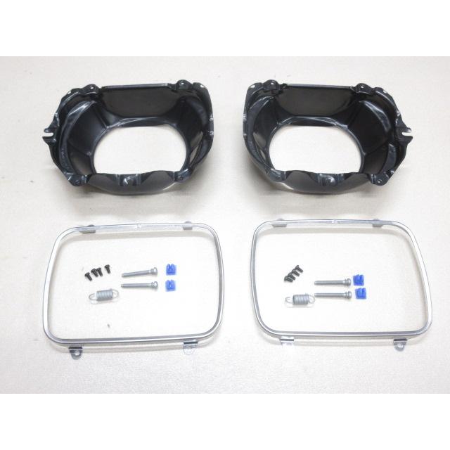 純正新品 AE86 トレノ ヘッドライト ブラケット ヘッドライトリング 光