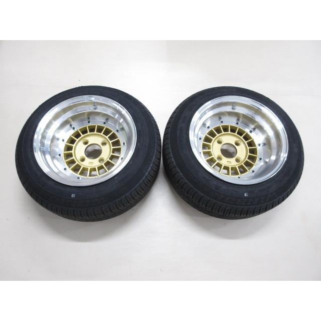 新品 復刻版 タイヤ付 フォーカスレーシング 金 14インチ 4H 9J PCD114