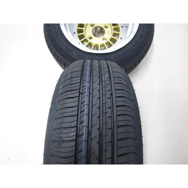 新品 復刻版 タイヤ付 フォーカスレーシング 金 14インチ 4H 9J PCD114