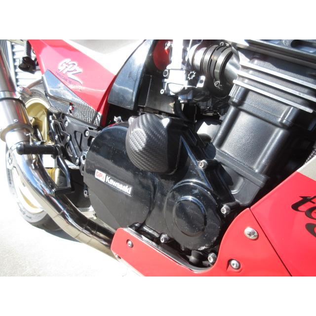 GPZ900R ZZR1100 ZX-10 用 クラッチカバー プロテクター カーボン