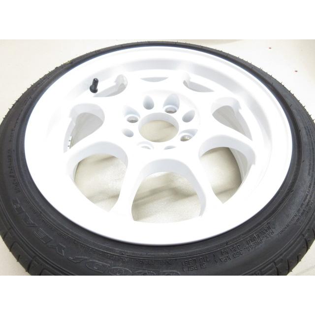 新品 軽量 MBRO Sport エムブロ スポーツ タイヤ付 白 4本セット 軽四 