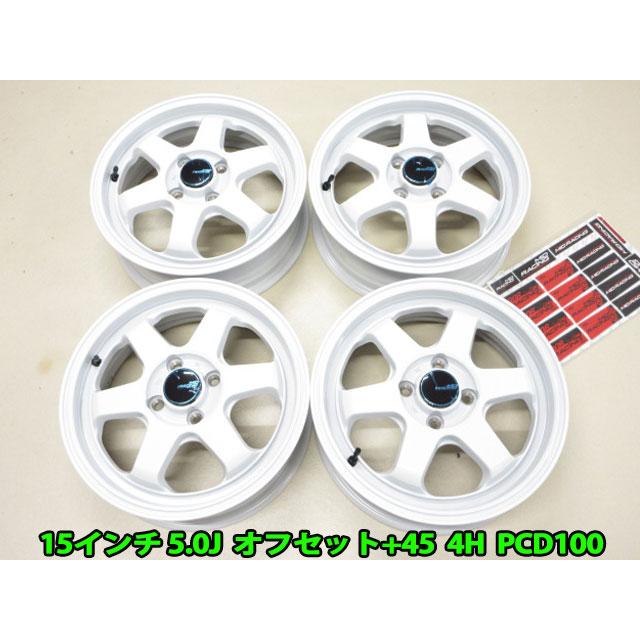 在庫あり 4本セット MID RACING R06 15インチ 5J オフセット+45 4穴