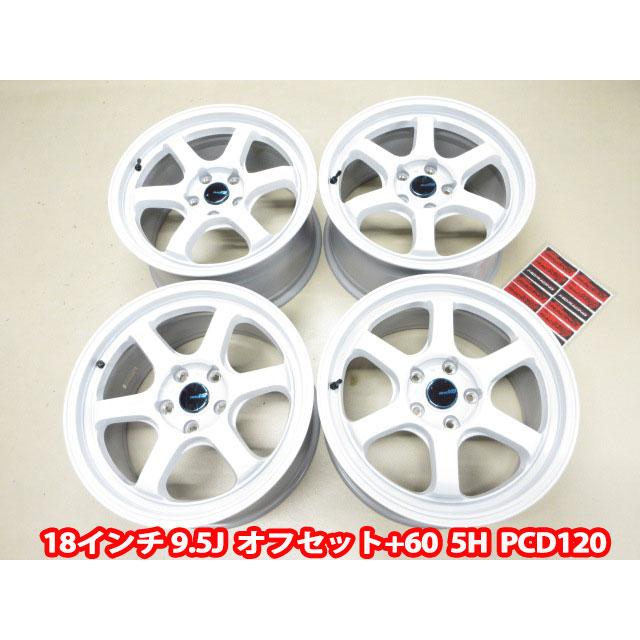 在庫あり 4本セット MID RACING R06 18インチ 9.5J オフセット+60 5穴
