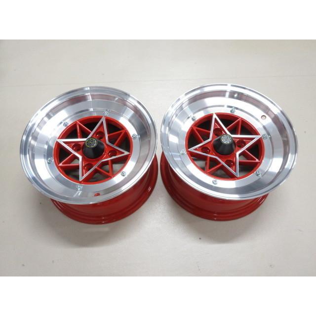 新品 送料無料 コーリン スターシャーク 赤 14インチ 7J オフセット0