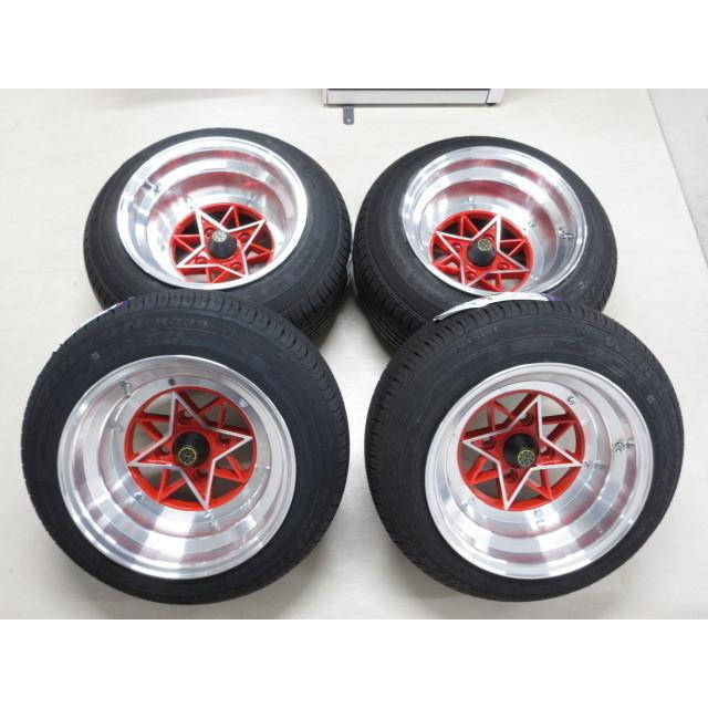 新品 復刻版 タイヤ付 スターシャーク (14インチ 4H 10J PCD114 新品 復刻版 タイヤ付 スターシャーク (14インチ 4H 10J PCD114