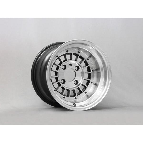 送料無料 フォーカスレーシング 4H 14インチ 9J -25 黒