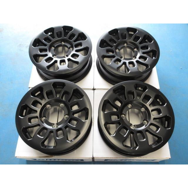 貨物輸送無料 新品 4本仕掛ける エムブロ MBRO マッドサンダー 16in 5.5J +22 PCD139 5穴 引っ敷き黒いこと  JB64 JB23 JA11 JA12 JA2 タイヤ、ホイール-車、バイク、自転車