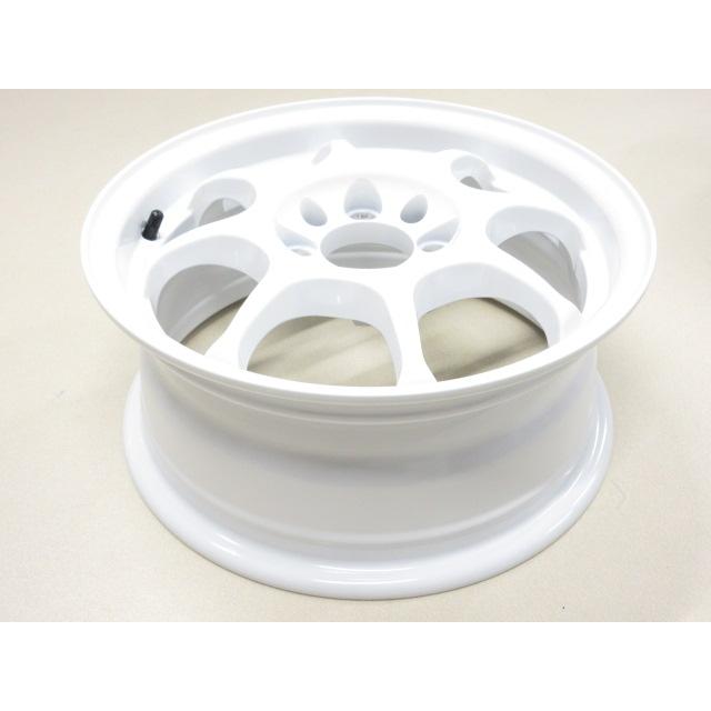 軽量 MBRO Sport エムブロ スポーツ 14インチ 6J +38 4穴 PCD100 白 4本セット TE37 HA23 エッセ HA36 カプチーノ ビート L275 L235の画像