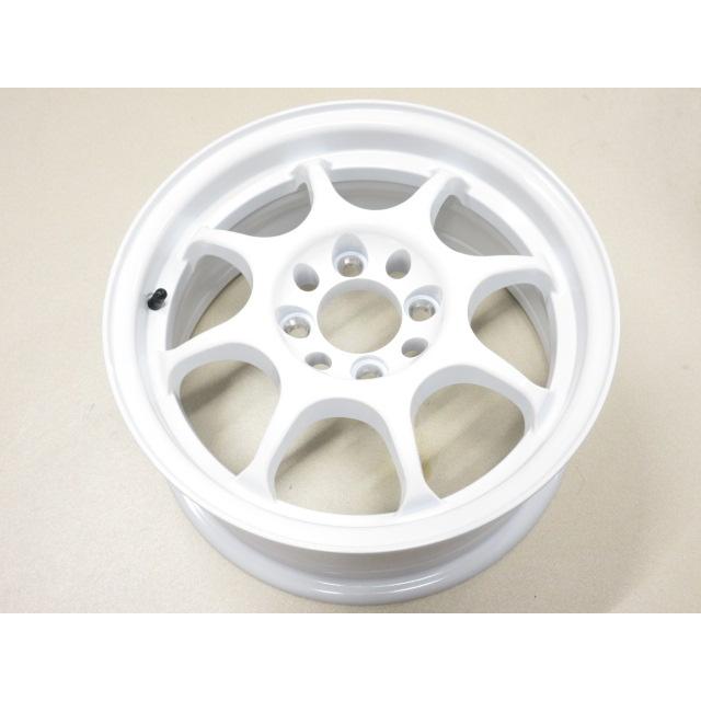 軽量 MBRO Sport エムブロ スポーツ 14インチ 6J +38 4穴 PCD100 白 4本セット TE37 HA23 エッセ HA36 カプチーノ ビート L275 L235の画像