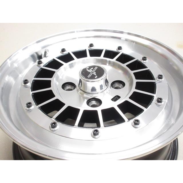 送料無料 復刻版 新品 軽四 サイズ フォーカスレーシング 黒 14インチ