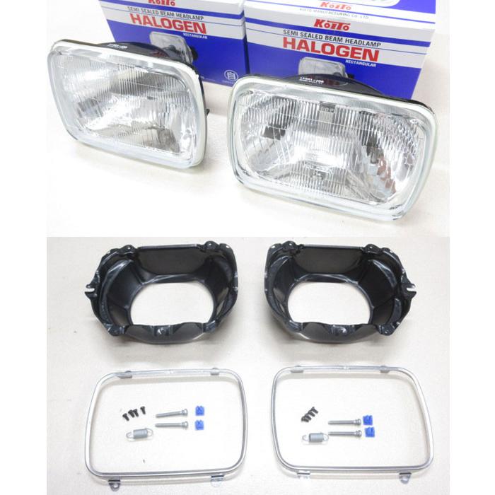 新品 AE86 トレノ ヘッドライト セット ブラケット ヘッドライトリング