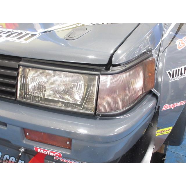 AE86 後期 レビン ダミー ヘッドライト キット ステッカー付 FRP