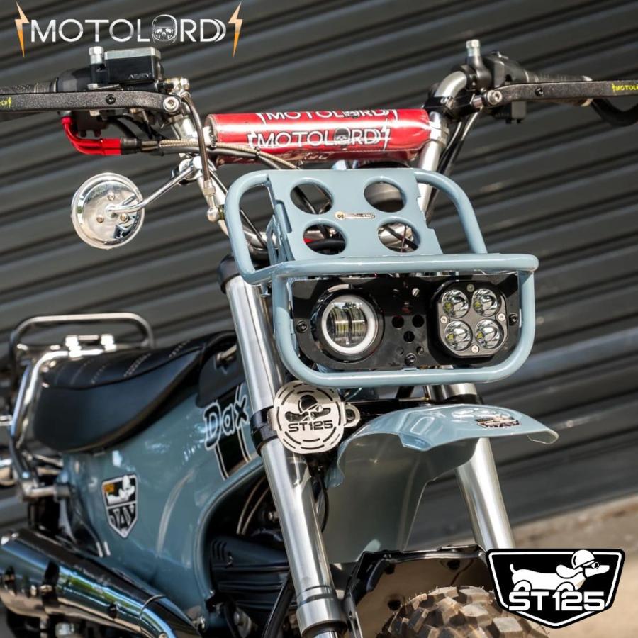 ダックス125 ST125 用 カスタムヘッドライト モトロード ブルー