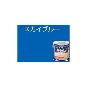 アトムハウスペイント（塗料/ペンキ/DIY）水性オールマイティーネオ7L　スカイブルー｜fine-colors｜02