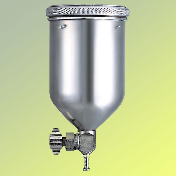 重力式 塗料カップ 4GF-U (自在ジョイント、ガンスタンド式）0.45L 