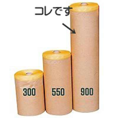 進勇ロール紙　900mm×105m（6本入）1箱　/ 塗装用養生紙テープ付