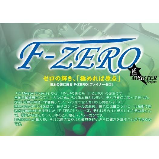 F-ZERO C スプレーガン＋カップセット（TypeC+4GF-U） 明治機械製作所（カラークリアー対応） :F-ZERO-C-4GFU