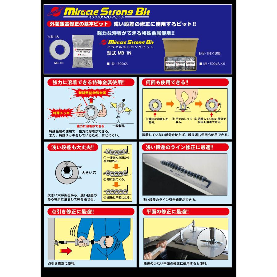 ミラクルストロングビット MB-1N 500g×1袋 / スター 特殊金属使用溶着