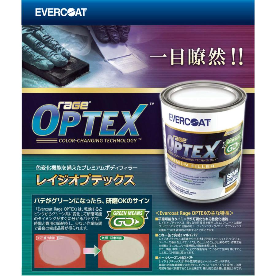 レイジオプテックス パテ ペーストセット 3L / エバーコート