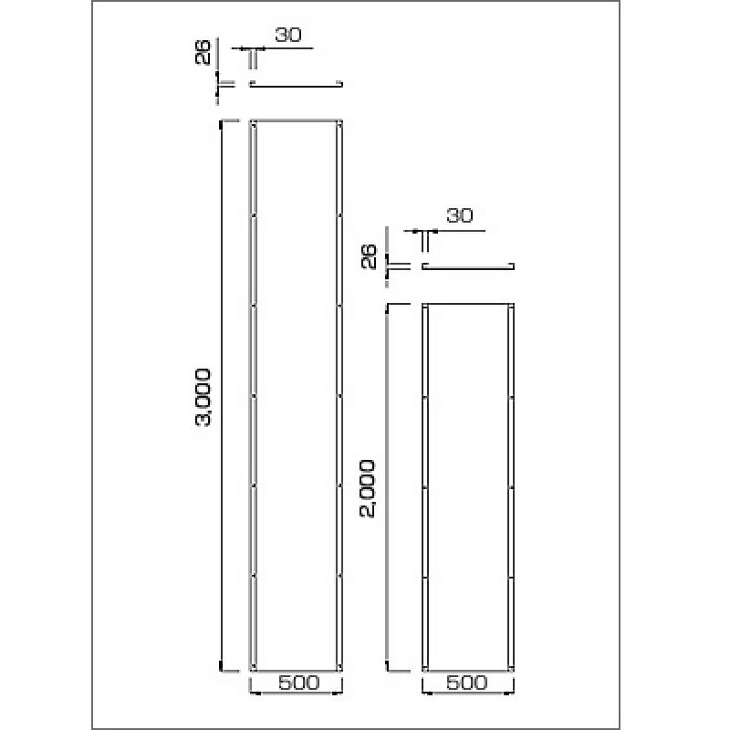 フラットクリアパネル　Ｈ2.0  (別途送料お見積り品)【法人様限定】 |  | 01