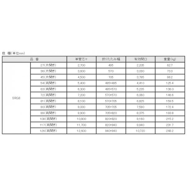 ストロングゲート　SRG8-126(両）　(別途送料お見積り品)