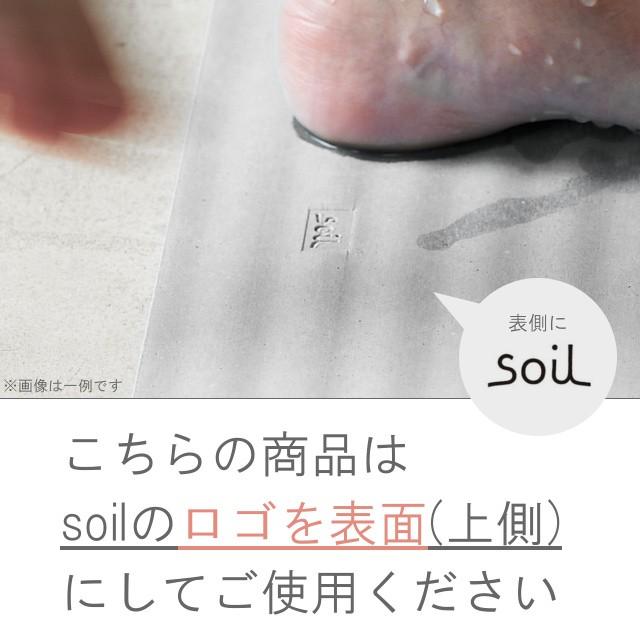日本製 soil 珪藻土 バスマット ラージ ソイル 速乾の画像