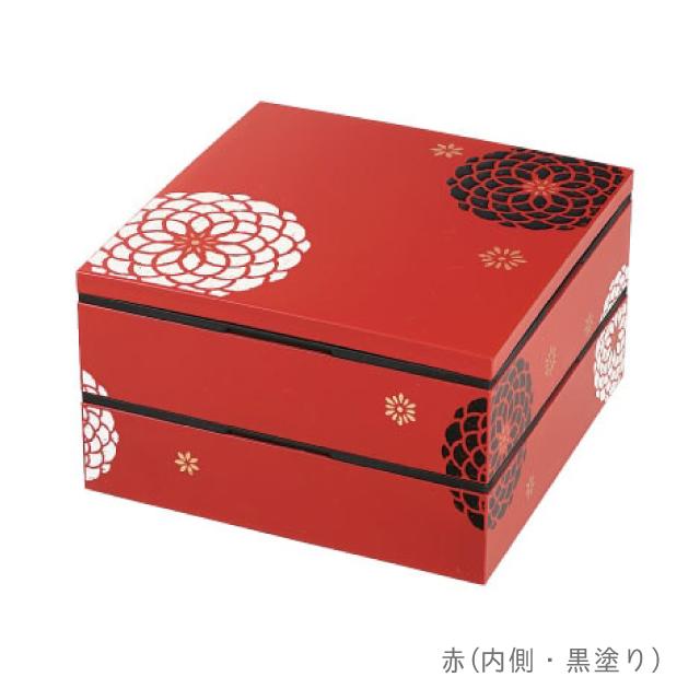 HAKOYA HAKOYA 19.5角 二段重 オードブル 百華 2800ml お弁当 重箱