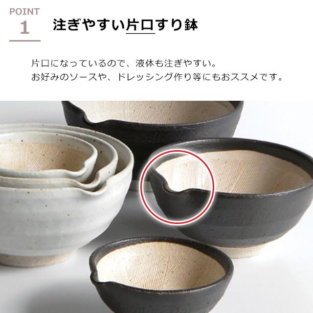 LOLO（ロロ） すり鉢 片口 LOLO SHIKIKA 片口すり鉢 中 : おしゃれ雑貨